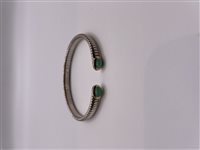 Bracciale Soma Gioielli Donna Bracciale in argento e pietre in Argento Smeraldo 0.30 Ct BR BA 434/AU - BR BA 434/AU